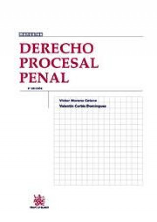 Kniha Derecho procesal penal Valentín Cortés Domínguez