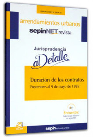 Книга Duración de los contratos posteriores al 9 de mayo de 1985 