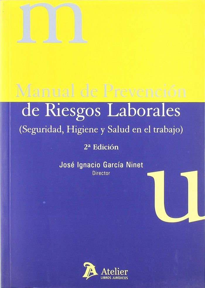 Książka Manual de prevención de riesgos laborales José Ignacio García Ninet