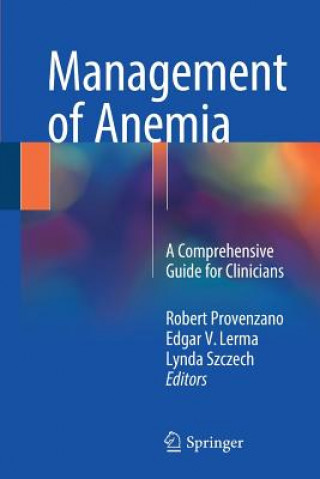 Kniha Management of Anemia Robert Provenzano
