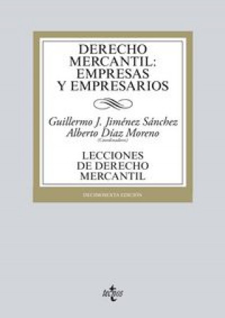 Book Derecho mercantil: Empresas y empresarios; Lecciones de Derecho Mercantil 