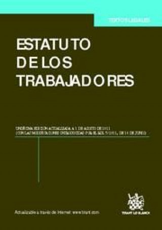 Kniha Estatuto de los trabajadores Ángel Blasco Pellicer
