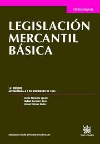 Carte Legislación mercantil básica Rafael Marimón Durá