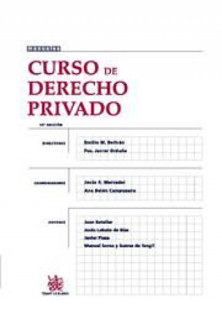 Kniha Curso de Derecho Privado 