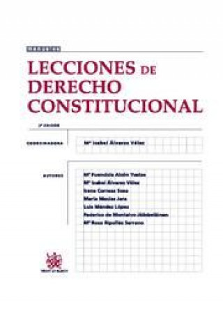 Kniha Lecciones de Derecho Constitucional 