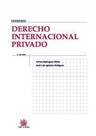 Knjiga Derecho Internacional Privado 