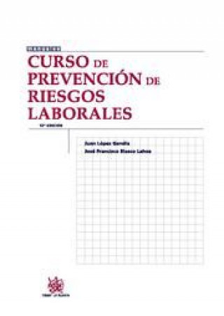 Libro Curso de prevención de riesgos laborales José Francisco Blasco Lahoz