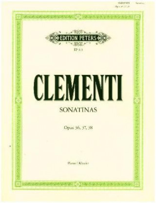 Materiale tipărite Sonatinen für Klavier op. 36, 37, 38 Muzio Clementi