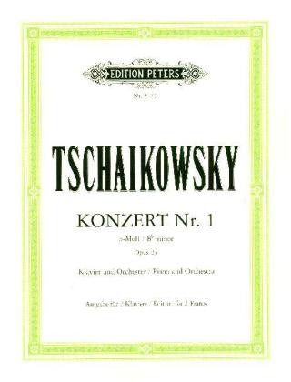 Materiale tipărite Konzert für Klavier und Orchester Nr. 1 b-moll op. 23 (Hans von Bülow gewidmet, Ausgabe für 2 Klaviere) Peter I. Tschaikowski