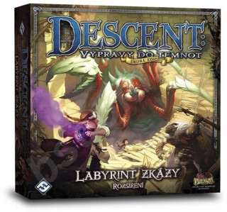 Hra/Hračka Descent druhá edice/Labyrint zkázy - Desková hra 