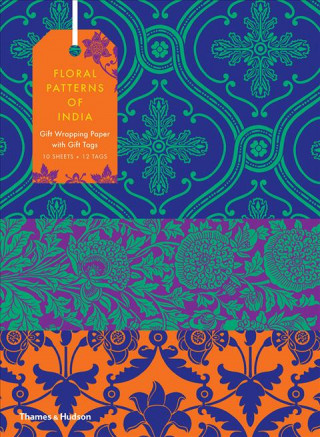 Carte Floral Patterns of India: Gift Wrapping Paper Book Henry Wilson