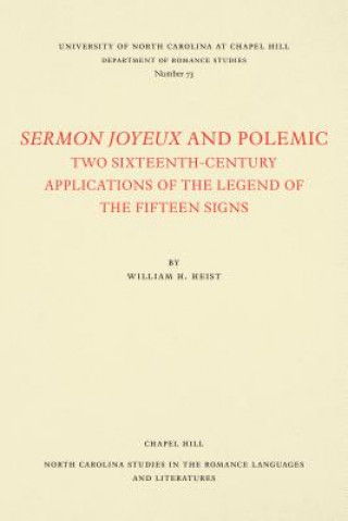 Libro Sermon Joyeux and Polemic William W. Heist