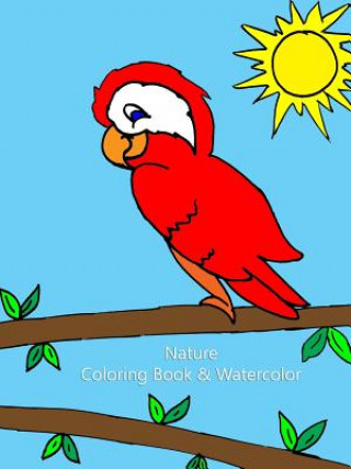 Carte Nature Coloring Book & Watercolor Jeeky