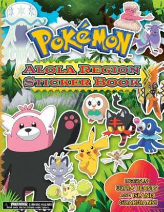 Книга Pokémon Alola Region Sticker Book The Pokemon Company International