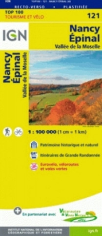 Materiale tipărite IGN 1 : 100 000 Nancy / Epinal 