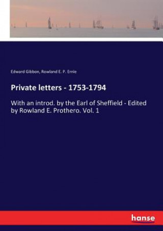 Buch Private letters - 1753-1794 Gibbon Edward Gibbon