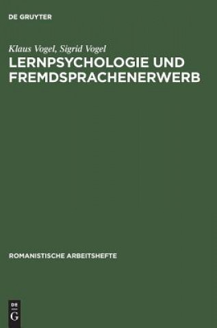 Kniha Lernpsychologie und Fremdsprachenerwerb Klaus Vogel