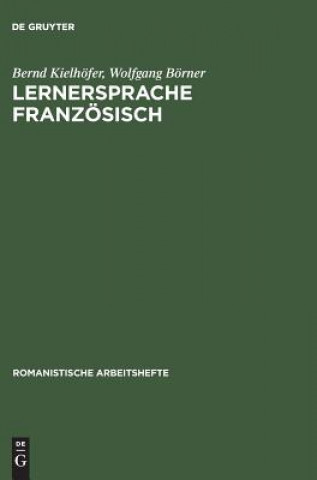 Libro Lernersprache Franzoesisch Bernd Kielhöfer