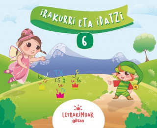 Kniha KOADERNOA LETRAKIMUAK 6 (EUSKERA) Edebé