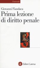 Könyv Prima lezione di diritto penale Giovanni Fiandaca