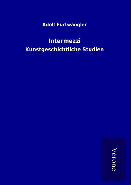 Knjiga Intermezzi Adolf Furtwängler
