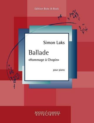 Tiskovina Ballade, pour piano Simon Laks