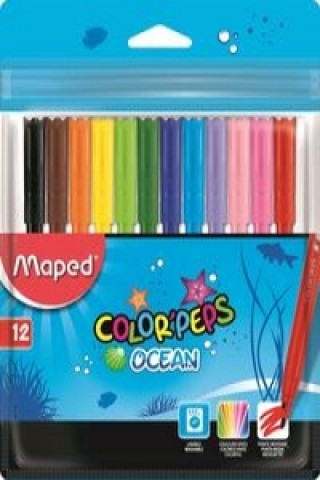 Książka Fixy Maped Color peps Ocean 12 bar. 