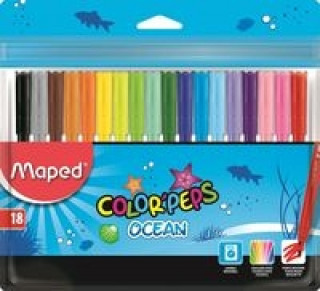 Carte Fixy Maped Color peps Ocean 18 barev 