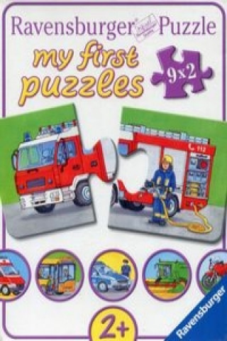 Hra/Hračka Puzzle Moje pierwsze puzzle Pojazdy ratownicze 9x2 