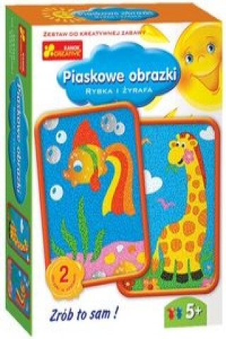 Papierenský tovar Piaskowe obrazki Rybka i żyrafa 