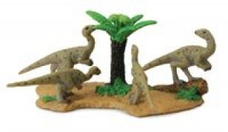 Joc / Jucărie Figurki dinozaurów + drzewo 