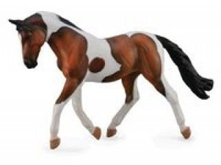 Gra/Zabawka Koń rasy Pinto maści gniadej XL 