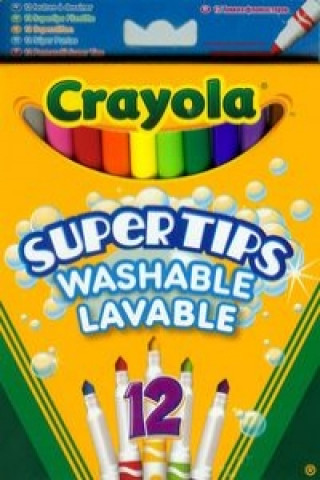 Artykuły papiernicze Flamastry Crayola spieralne pastelowe Supertips 12 sztuk 