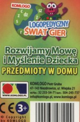 Könyv Karty Rozwijamy mowę i myślenie dziecka Przedmioty w domu 