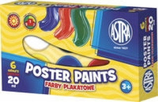 Papírszerek Farby plakatowe Astra 6 kolorów 20 ml 