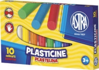 Papírszerek Plastelina Astra 10 kolorów 