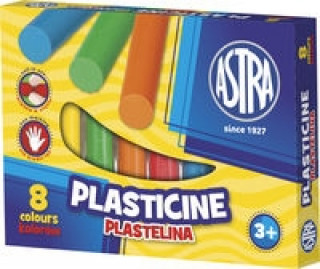 Papírszerek Plastelina Astra 8 kolorów 