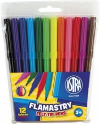 Papírszerek Flamastry Astra 12 kolorów 