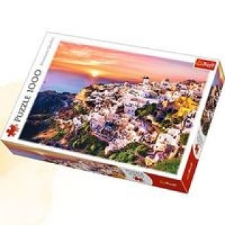 Joc / Jucărie Puzzle 1000 Zachód słońca nad Santorini 
