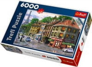 Játék Puzzle Uliczka Paryża 6000 