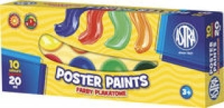 Papírenské zboží Farby plakatowe Astra 10 kolorów - 20 ml 