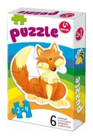 Joc / Jucărie Pierwsze Puzzle 6 zwierzątek 