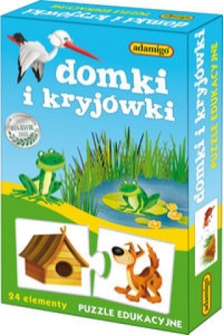 Joc / Jucărie Domki i kryjówki Puzzle edukacyjne 
