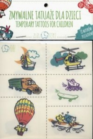 Carte Tatuaże dla dzieci Pojazdy Cieślak Ola