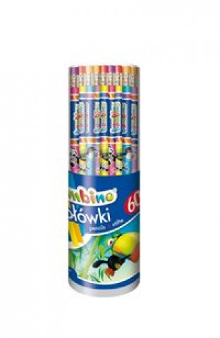 Hanganyagok Ołówki z gumką Bambino 60 sztuk w tubie 