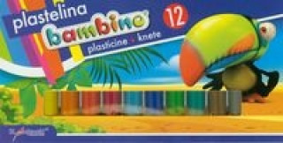 Papírenské zboží Plastelina 12 kolorów Bambino 