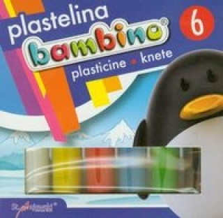 Papierenský tovar Plastelina 6 kolorów Bambino 