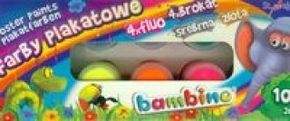 Papírenské zboží Farby plakatowe Bambino 10 kolorów 