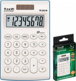 Papírszerek Kalkulator kieszonkowyTR-252-W TOOR 