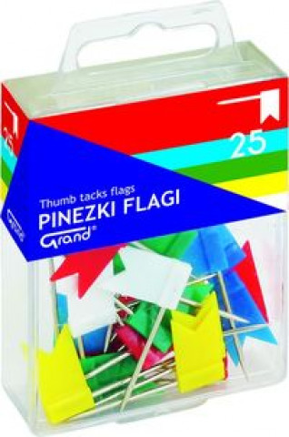 Könyv Pinezki Grand flaga 25 sztuk 